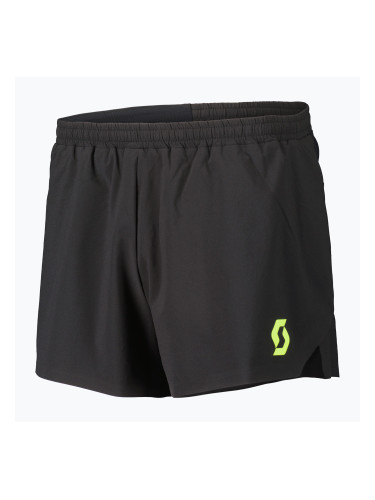 Мъжки шорти за бягане SCOTT RC Run Split black/yellow