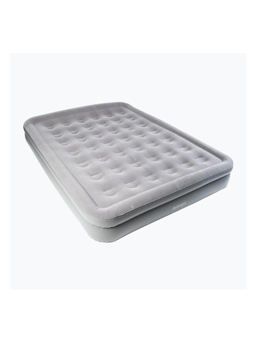 Надуваем матрак Vango Hi Rise Double Flocked Airbed nocturne grey