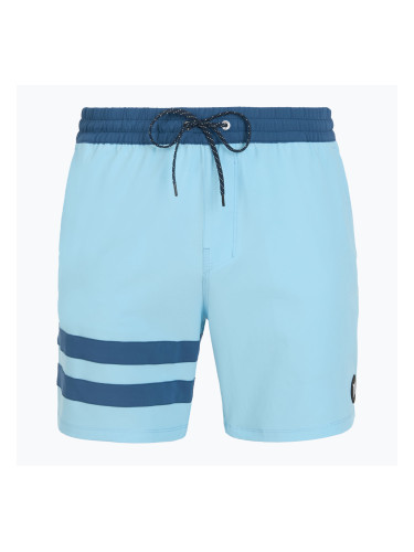 Мъжки къси панталони за плуване Hurley Phantom Eco Block Party Volley 17" blue dream