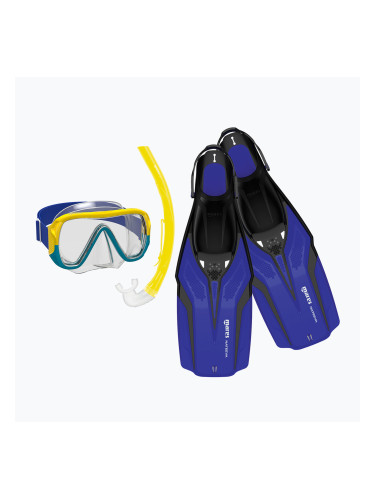 Детски комплект за шнорхелинг Mares Nateeva Keewee Junior blue