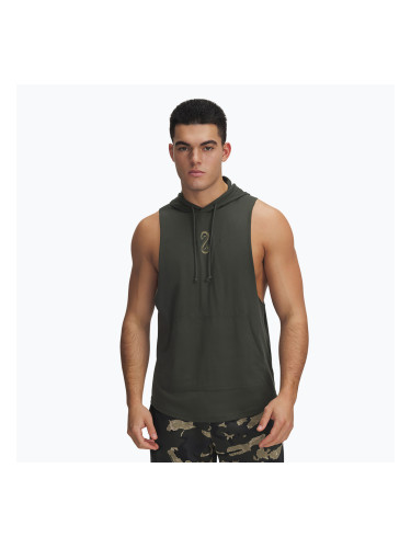 Under Armour Project Rock Snake SL мъжки суитшърт бароково зелено / байоу / бяло