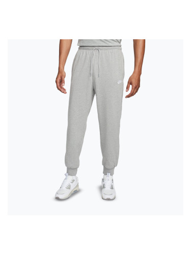 Мъжки панталони Nike Club Knit Jogger dark grey heather/white