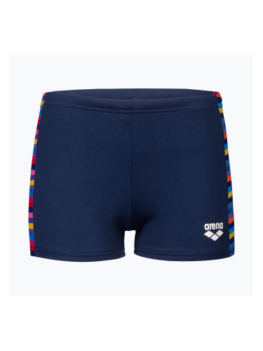Детски бански шорти Arena Racing Stripe navy/navy multi