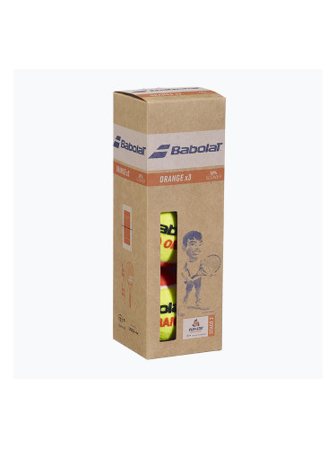 Топки за тенис Babolat Orange Box 3 бр. yellow
