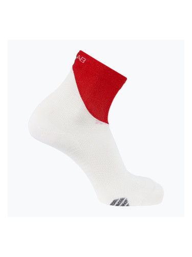Чорапи за бягане Salomon S/Lab Phantasm Ankle white/ fiery red
