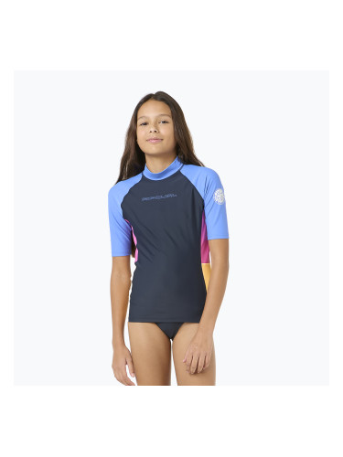 Детска плувна риза Rip Curl Block Party Rash Vest navy