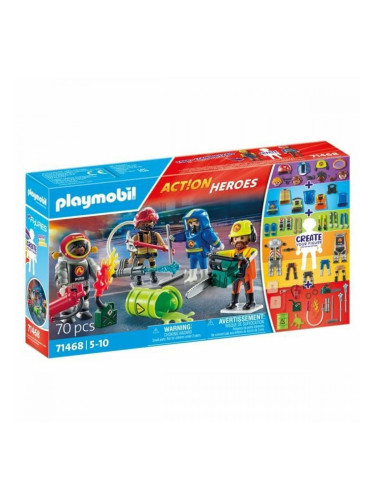 Playset Playmobil 71468 Action Heroes Пластмаса