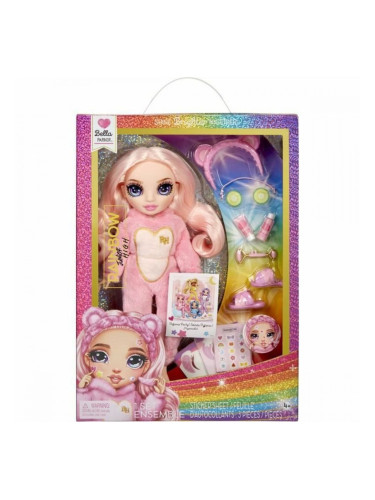 Бебешка кукла Rainbow High Pajama Party Bella (Pink)