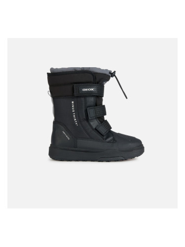 Черни момчешки зимни обувки Geox Bunshee Pg BA