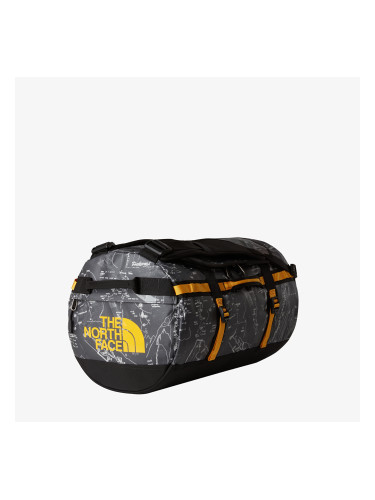 The North Face Base Camp Duffel - S Anthracite Grey Conrad Topos Print/ Summit Gold 50 l