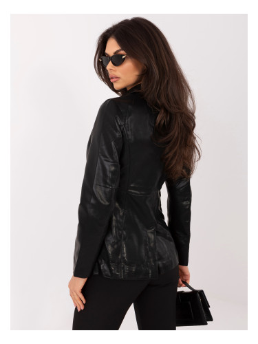 Черно кожено яке IR-KR-AY780