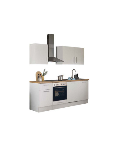 БЯЛА БЛОК КУХНЯ ТОРИНО 220/60/211 СМ