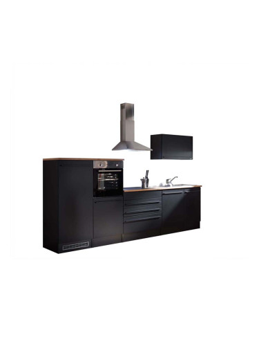 ЧЕРНА БЛОК КУХНЯ ДЖАЗ 4 320/60/200 СМ