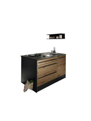 КУХНЕНСКИ ОСТРОВ ДЖАЗ 6 С РАЗМЕР 145/90/90h В ДЪБ АРТИСАН