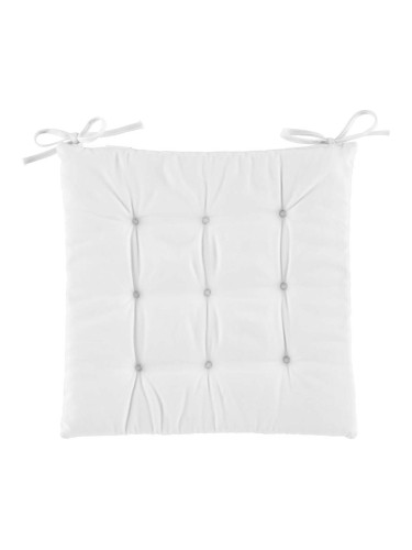 БЯЛА ВЪЗГЛАВНИЦА ЗА СТОЛ 40/40CM