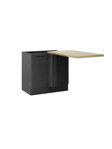 ЪГЛОВ МОДУЛ ТОРИНО 2 105/60/91 СМ В ТЪМНО ДЪРВЕСНО И ДЪБ АРТИСАН