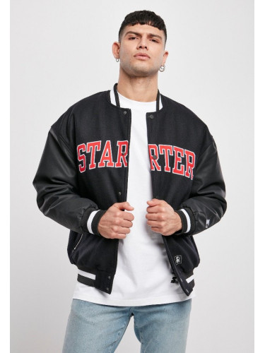 Мъжко колежанско яке STARTER Team черен цвят
