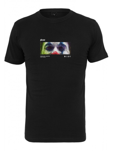 Мъжка тениска в черен цвят Mister Tee Please 