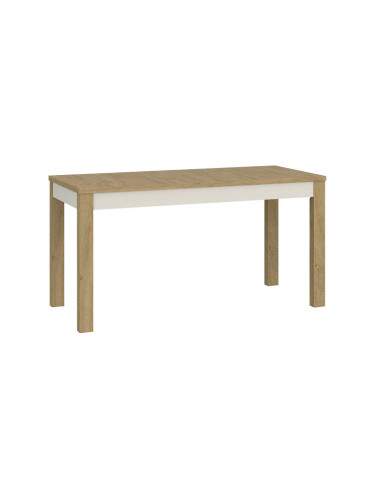 РАЗТЕГАТЕЛНА ТРАПЕЗНА МАСА НЕКСТ 140-180/85/77 СМ В ДЕКОР КАШМИР И ДЪБ