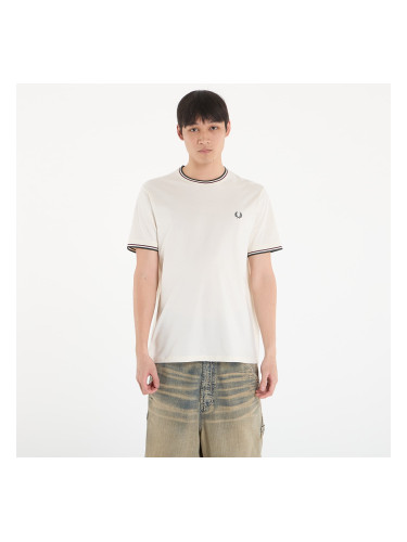Тениска FRED PERRY Twin Tipped T-Shirt Ecr/ Oxbld/ Grsrts S