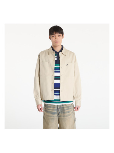 Яке FRED PERRY Twill Overshirt Oatmeal M