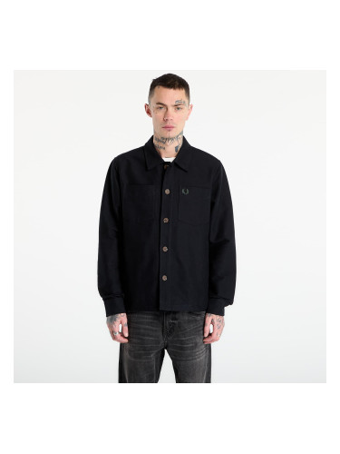 Риза FRED PERRY Brushed Twill Overshirt Black XL