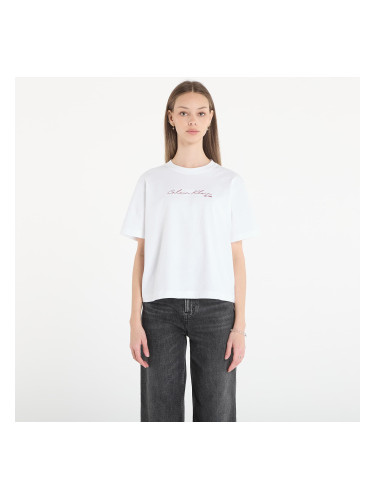 Тениска Calvin Klein Jeans Ss Graphic Boxy Tee White M