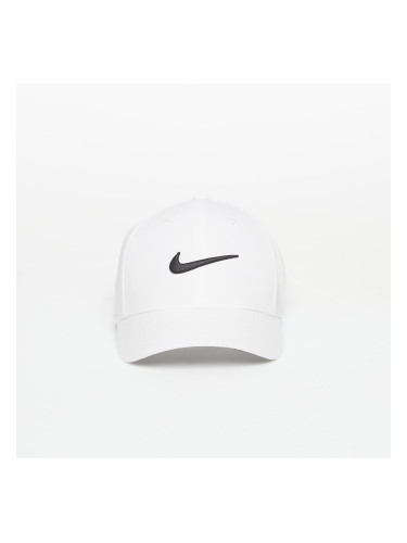 Шапка Nike Dri-FIT Club Structured Swoosh Cap White/ Black Universal