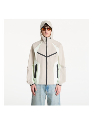 Яке Nike Tech Men's Dri-FIT Woven Full-Zip Color-Block Windrunner Jacket Cream Ii/ Volt Tint/ Black M