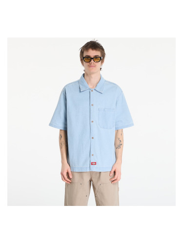 Риза Dickies Denim Shirt Ss Fog Blue S