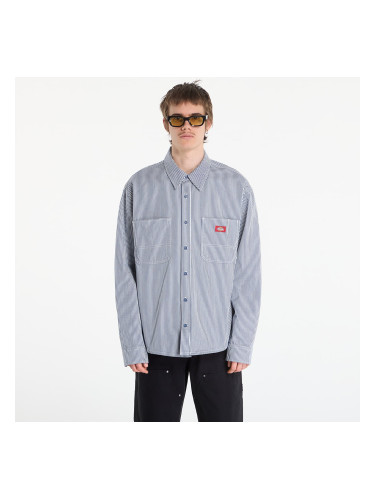Риза Dickies Hickory Work Shirt Ls Retro Indigo L