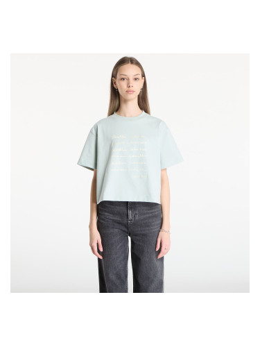 Тениска Calvin Klein Jeans Ss Cropped Boxy Grap Tee Green L