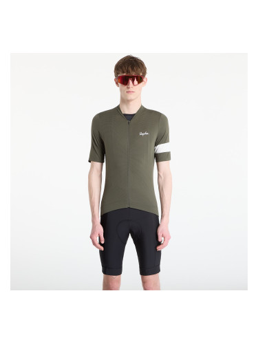 Джърси Rapha Men's Core Lightweight Jersey Dark Green/ White S