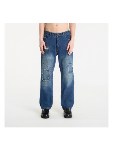 Дънки Wasted Paris M Ripped Manc Faded Washed Blue 30