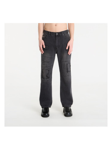 Дънки Wasted Paris M Ripped Manc Faded Black 30