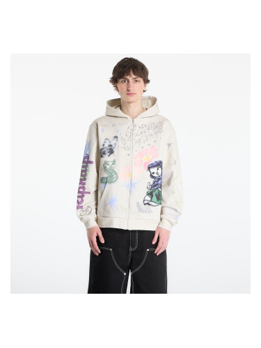 Суитшърт RIPNDIP Goosebumps Zip Hoodie Bone L