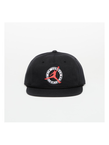 Шапка Jordan Flight Club Pro Unstructured Flat Bill Hat Black/ Black L/XL