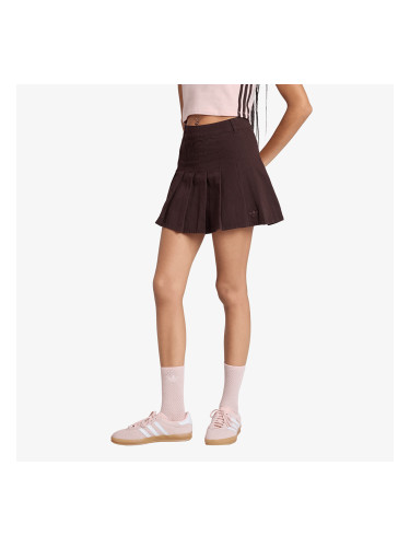 Пола adidas Twill Pleated Skirt Aurora Coffee 10