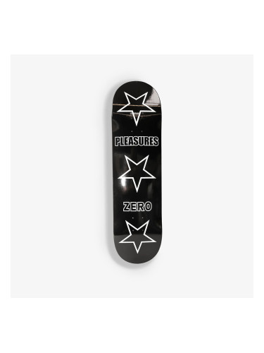 PLEASURES Stars Skate Deck Black Universal