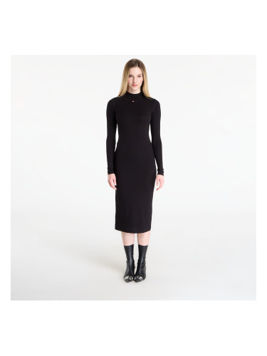 Облекло DIESEL D-Mokky-Ls-Microdiv Dress Black L