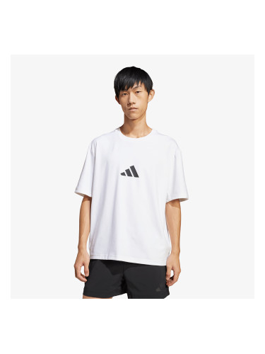 Тениска adidas Z.N.E. Loose-Fit T-Shirt White L