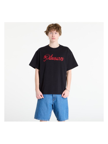 Тениска PLEASURES Scrawl T-Shirt Black L