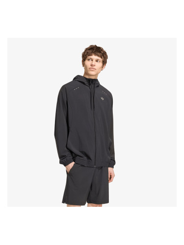 Суитшърт adidas Tech Trefoil Essentials Hooded Full Zip Track Top Black L
