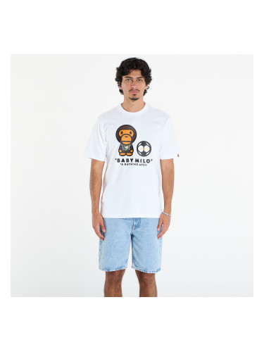 Тениска adidas x BAPE SSL MILO T White/ True Pink XL