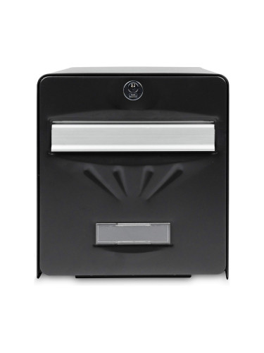 Ключ за пощенска кутия Burg-Wachter   28 x 36,5 x 31 cm Кристал Черен Неръждаема стомана Поцинкована Стомана