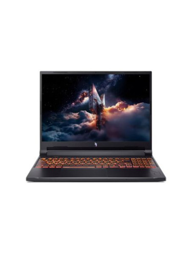 КОМБИНАЦИЯ С ПОДАРЪК Acer Nitro V 16 ANV16-72-91A2 16" WQXGA IPS Intel Core 9 270H 16GB RAM 1TB SSD NVIDIA RTX 5070 8GB Linux BG kbd - Obsidian Black + Acer 15.6" Nitro Gaming Backpack - Black