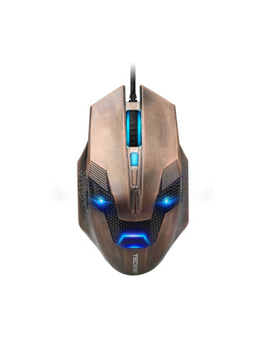 TeckNet M268 Raptor Gaming Mouse, 2000 DPI - геймърска мишка (за Mac и PC) (бронз)