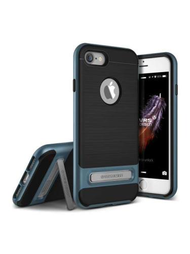 Verus High Pro Shield Case - висок клас хибриден удароустойчив кейс за iPhone 8, iPhone 7 (черен-син)