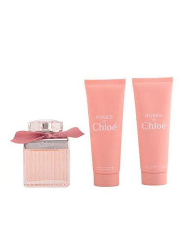 Chloe Roses De Chloe Комплект за жени EDT тоалетна вода 75 ml + лосион за тяло 75 ml + душ гел 75 ml