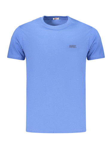 Мъжка дънкова тениска с къс ръкав, синя